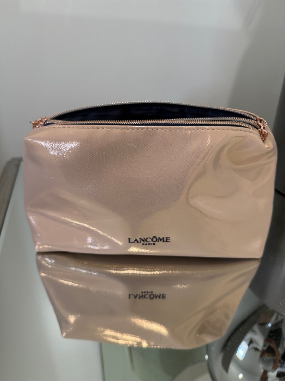 Lancôme Rose Gold Cosmetic Pouch